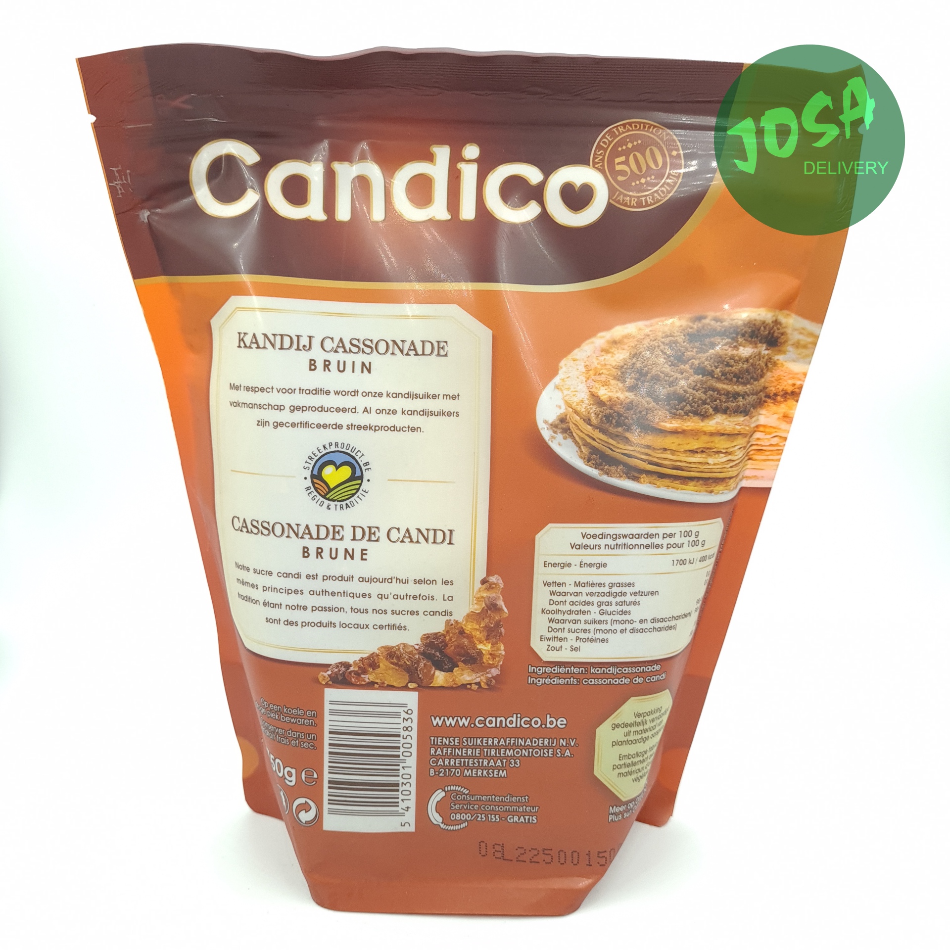 Cassonade de candi brune - Candico - 1 kg