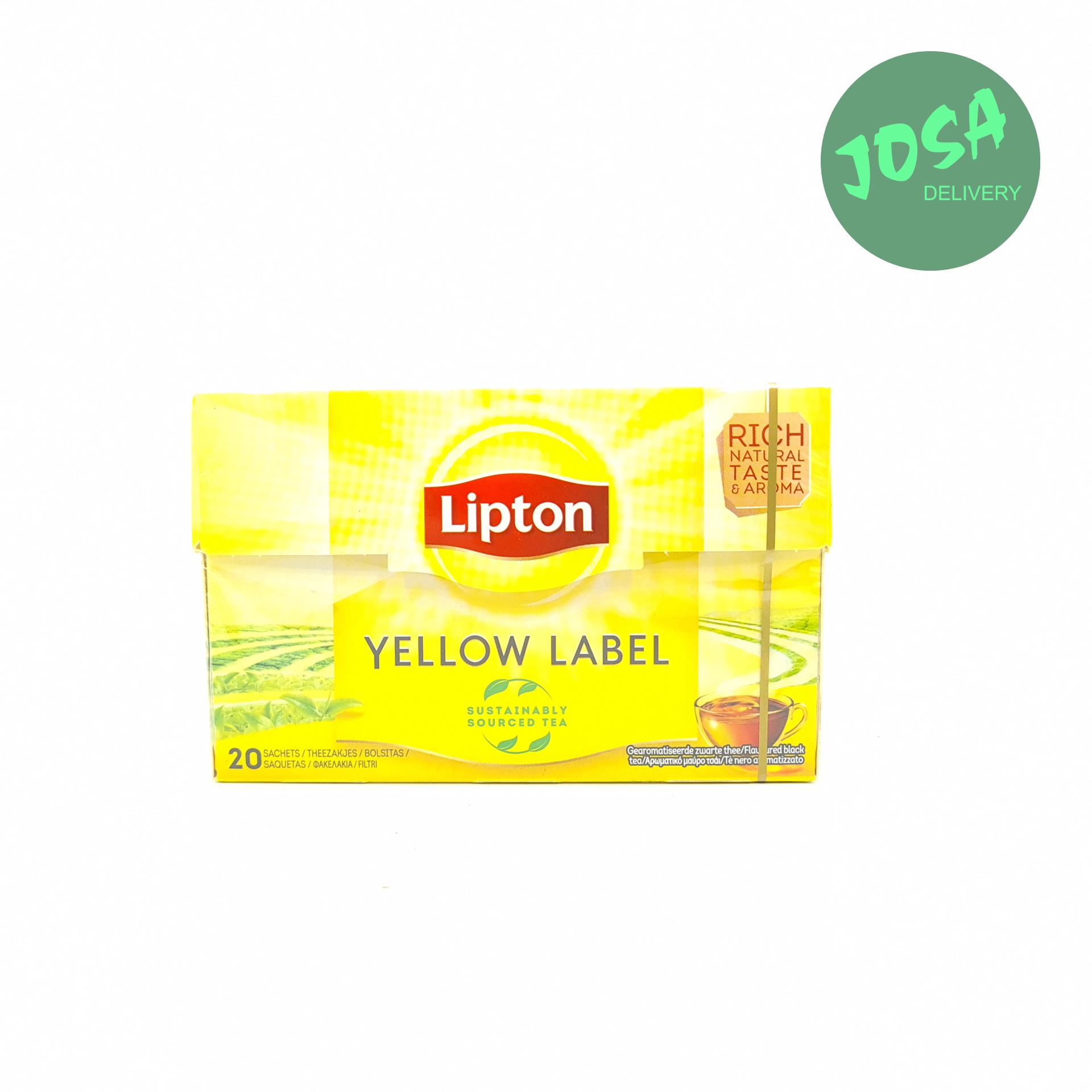 Lipton thé, Yellow Label, Squeezable, bôite de 25 sachets